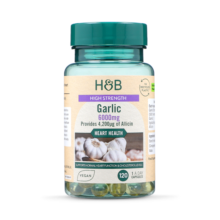 Holland & Barrett High Strength Garlic 6000mg 120 Capsules